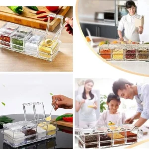 4 In1 Clear Seasoning Box
