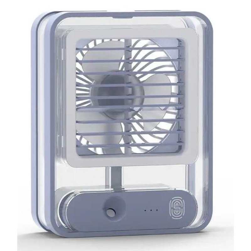 USB Mini Air Cooler Fan – Portable Desktop Air Conditioner with 3-Speed Spray, Water Cooling, Humidifier & Purifier for Home, Office, Car