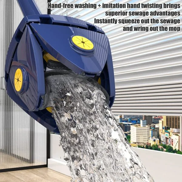 360° Rotatable Self-Squeezing Mop