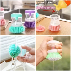 Mini Kitchen Liquid Dish Cleaning Brush