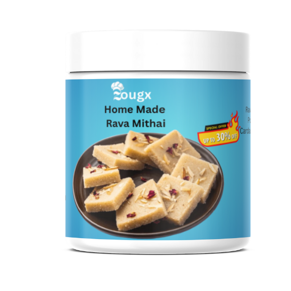 Homemade Style Rava Barfi
